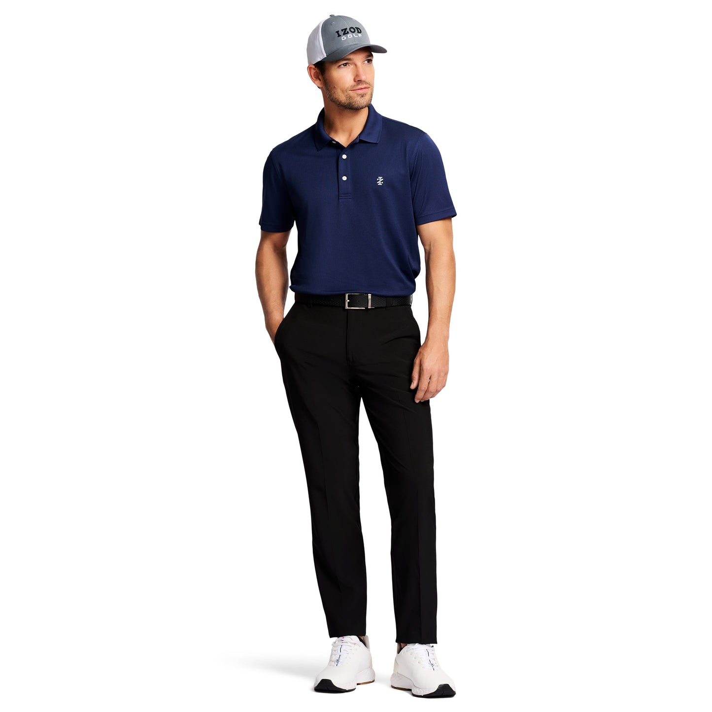 Izod Golf Swingflex Slim Fit Pant - Black
