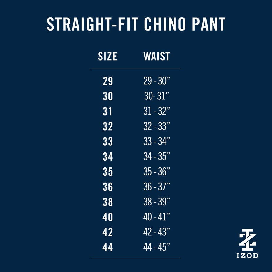 Izod Saltwater Stretch Flat-Front Straight Fit Chino Pant - Cinder Block