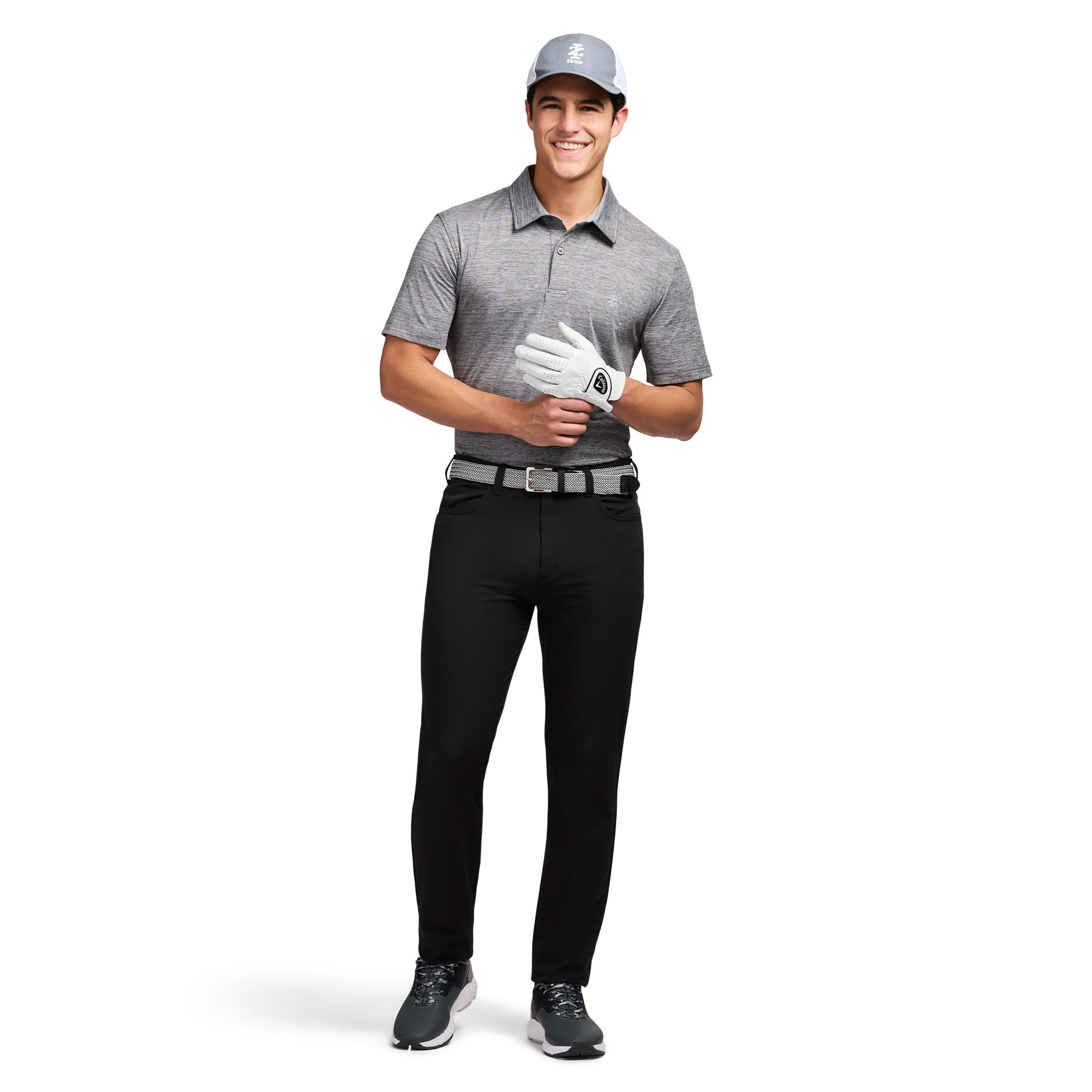Izod Golf Pro Z1 Dobby 5 Pocket Pant - Black