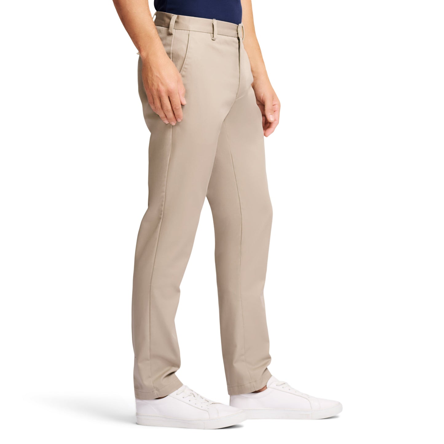 Izod American Chino Flat-Front Slim Fit Pant - Khaki