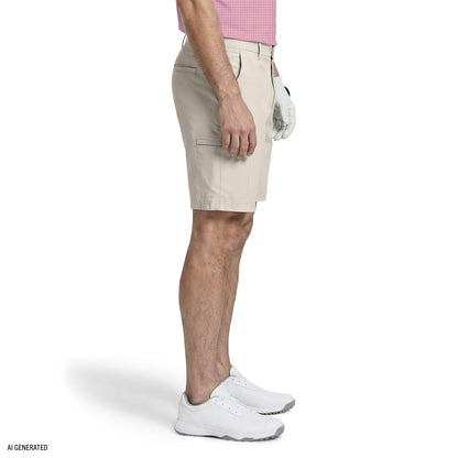 Izod GOLF SWINGFLEX CARGO SHORT - R. KHAKI