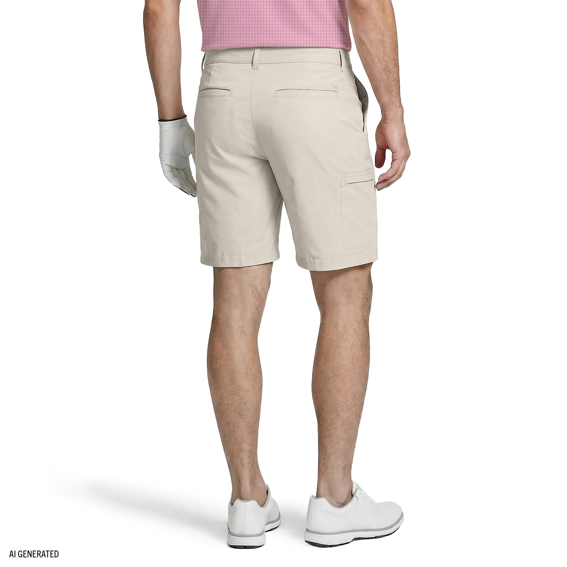 Izod GOLF SWINGFLEX CARGO SHORT - R. KHAKI
