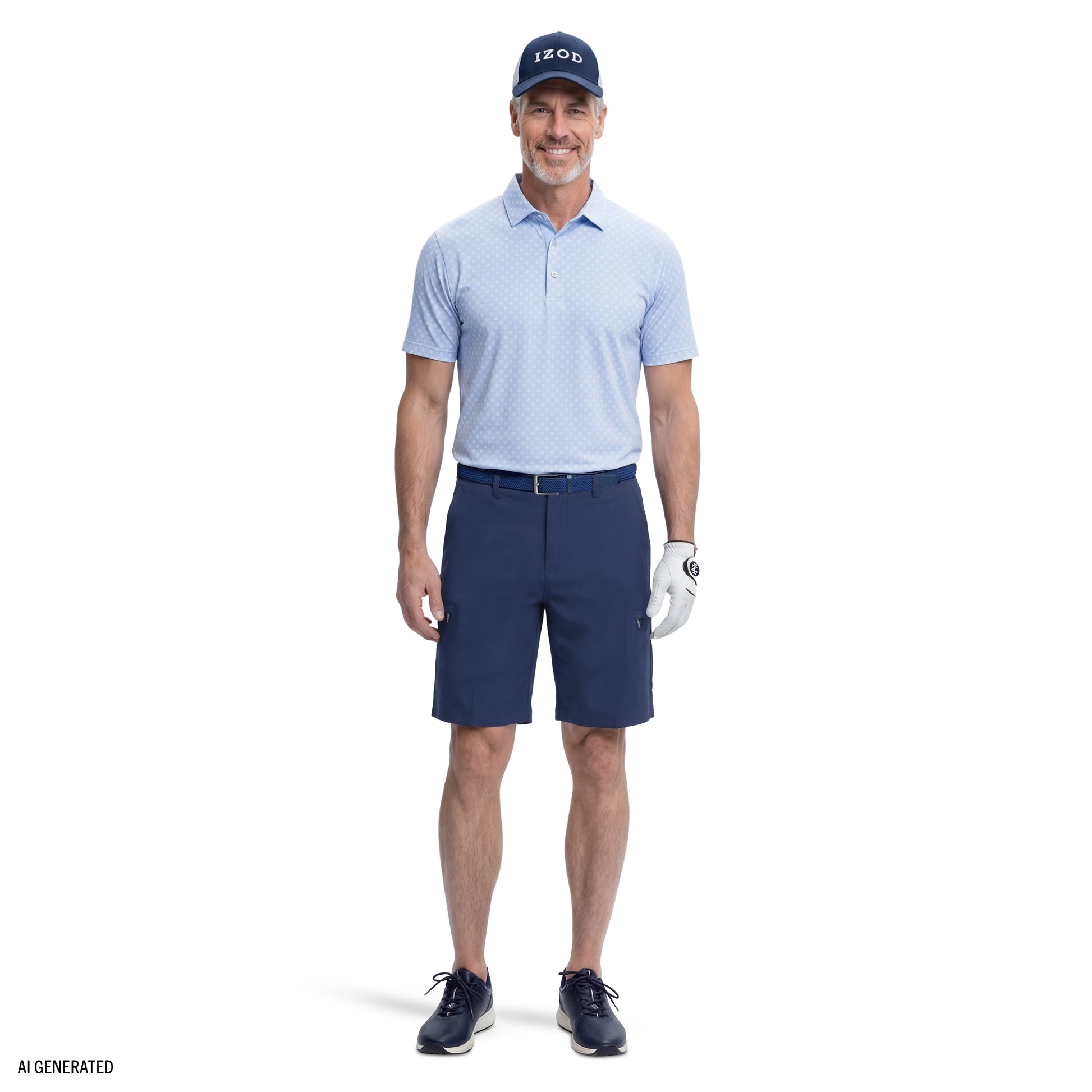 Izod GOLF SWINGFLEX CARGO SHORT - PEACOAT