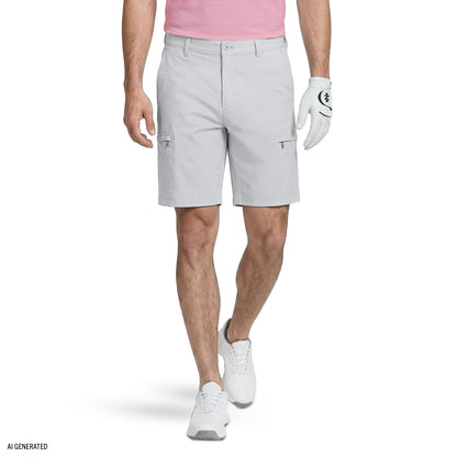 Izod GOLF SWINGFLEX CARGO SHORT - CINDER BLOCK