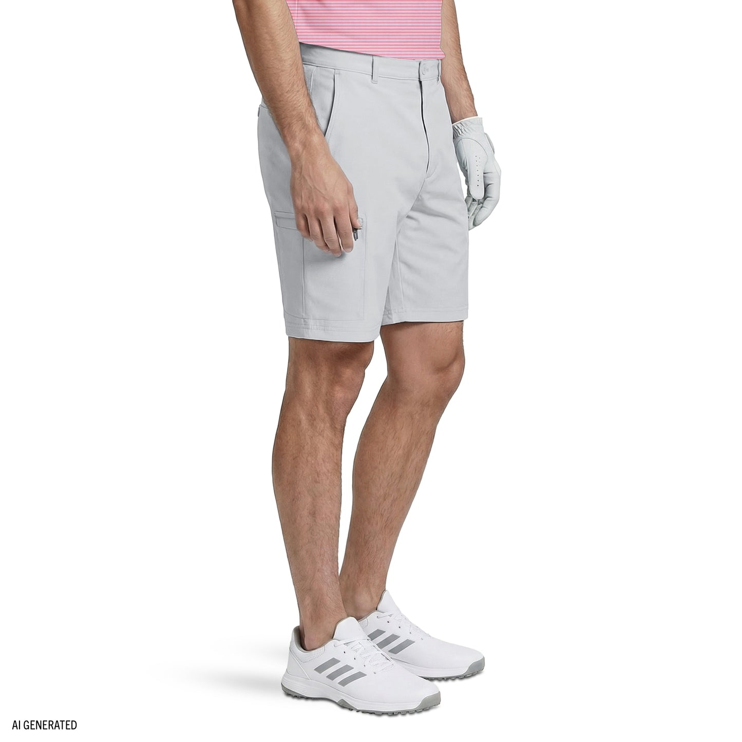 Izod GOLF SWINGFLEX CARGO SHORT - CINDER BLOCK