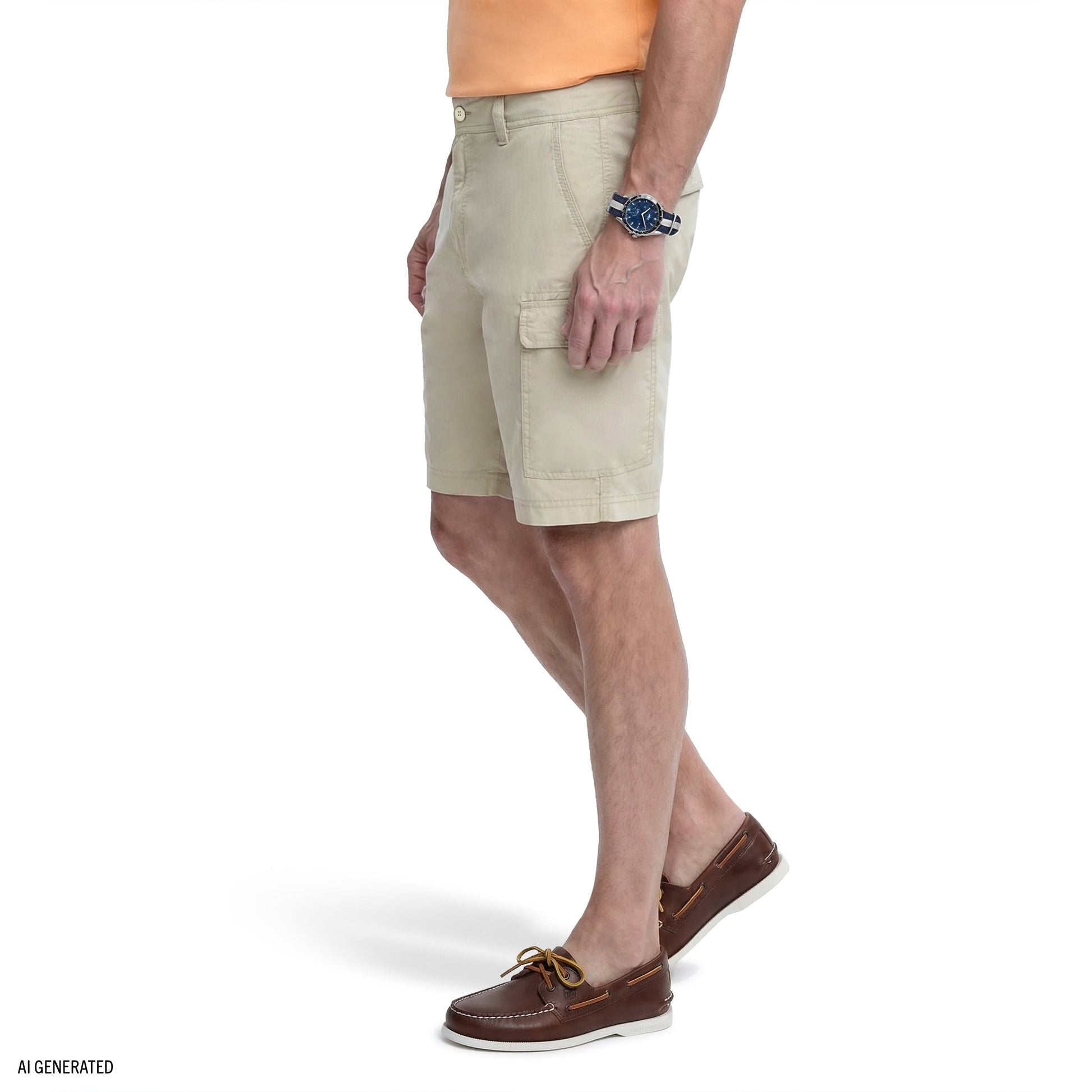 Izod SALTWATER CARGO SHORT - SILVER BIRCH