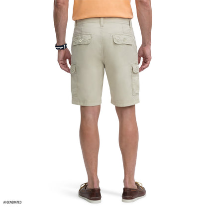Izod SALTWATER CARGO SHORT - SILVER BIRCH