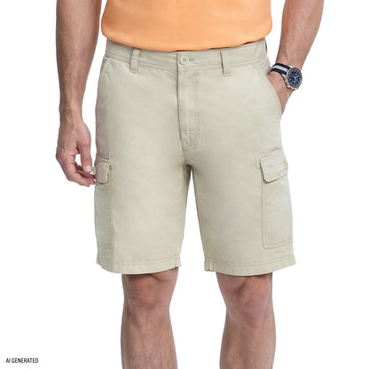 Izod SALTWATER CARGO SHORT - SILVER BIRCH