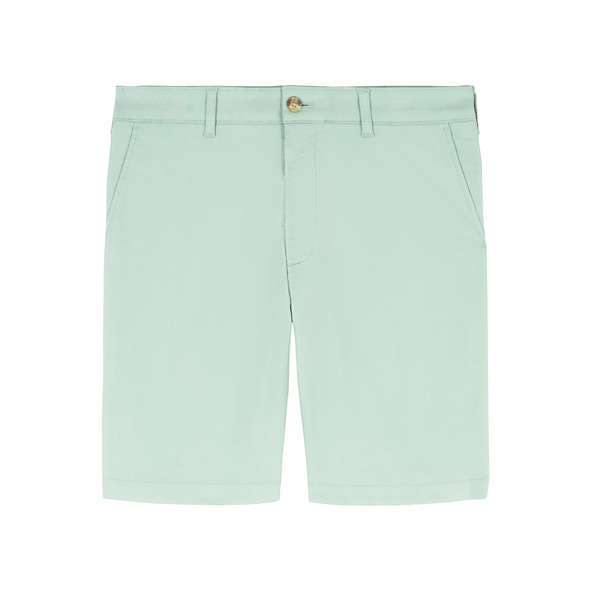 Izod SALTWATER 9.5" FLAT-FRONT CHINO SHORT - GRANITE GREEN