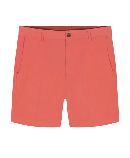 Izod GOLF SWINGFLEX DOBBY SHORT - ROSE OF SHARON HTH