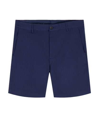 Izod GOLF SWINGFLEX DOBBY SHORT - MEDIEVAL BLUE HTHR