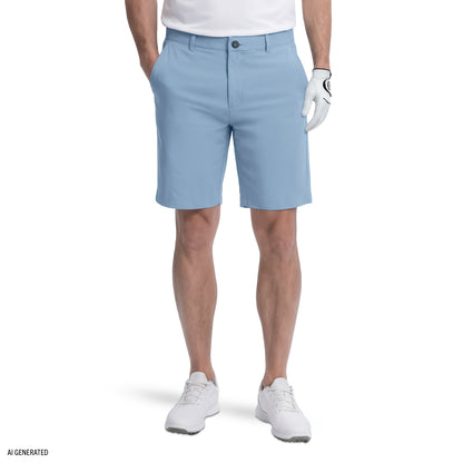 Izod GOLF SWINGFLEX DOBBY SHORT - PLACID BLUE