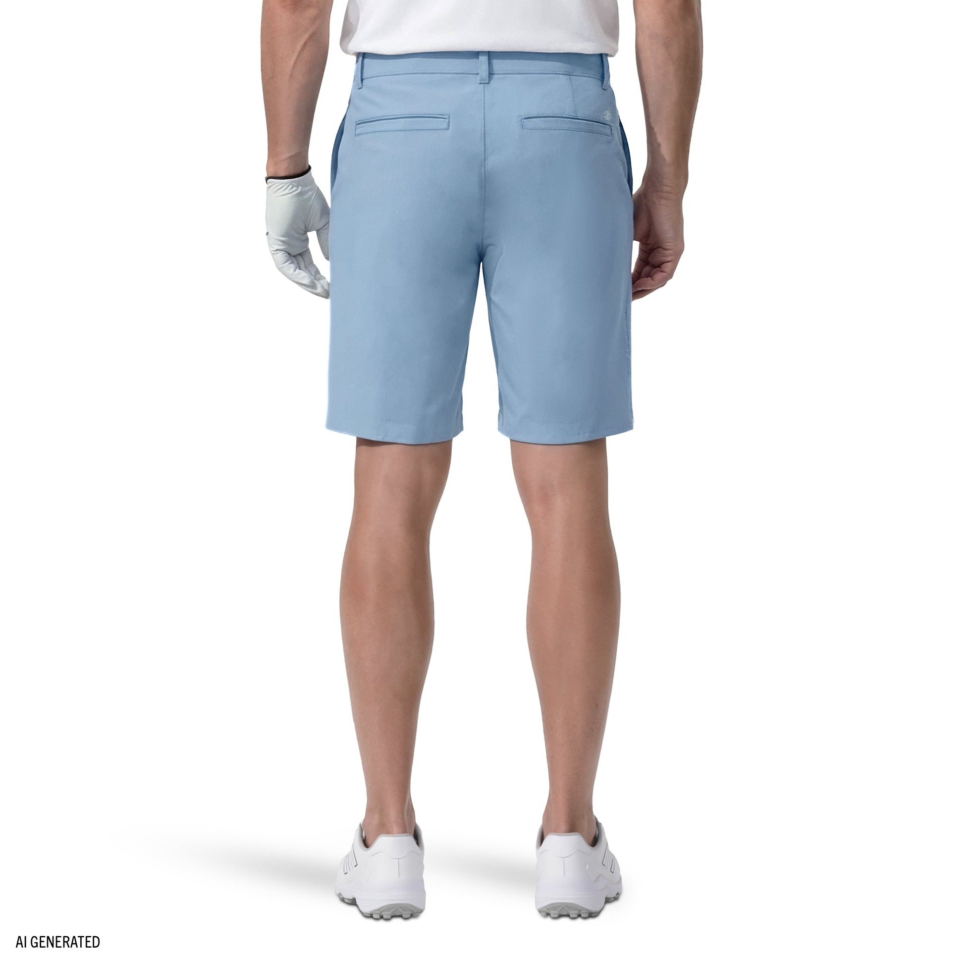 Izod GOLF SWINGFLEX DOBBY SHORT - PLACID BLUE