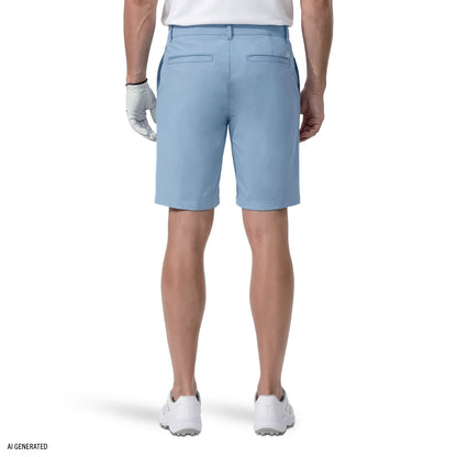 Izod GOLF SWINGFLEX DOBBY SHORT - PLACID BLUE