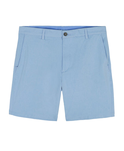 Izod GOLF SWINGFLEX DOBBY SHORT - PLACID BLUE