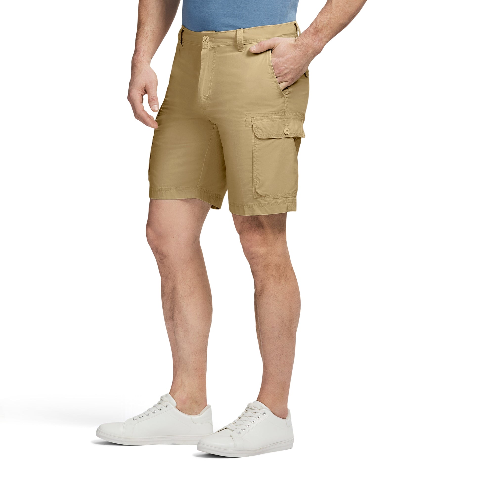 Izod Saltwater Cargo Short - Cedarwood Khaki