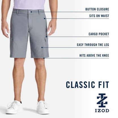 Izod Saltwater Cargo Short - Cedarwood Khaki
