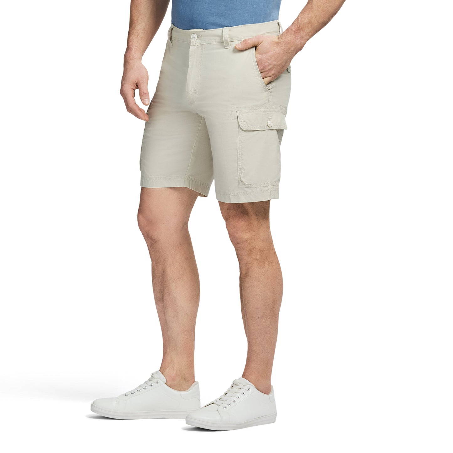 Izod Saltwater Cargo Short - Silver Birch