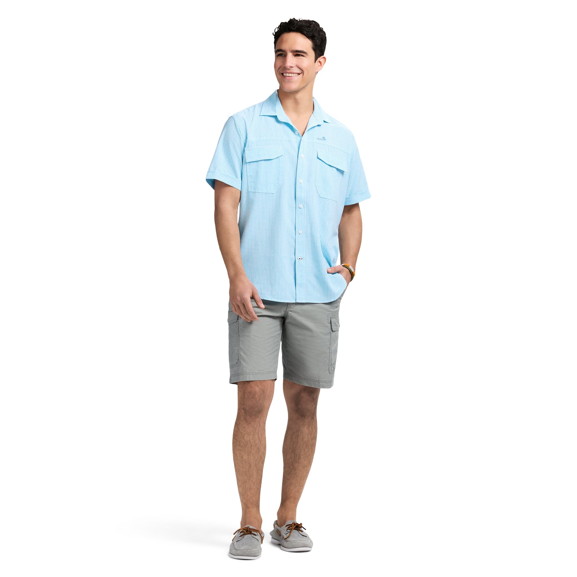 Izod Sltwr Pd Crg Shrt - Cinder Block