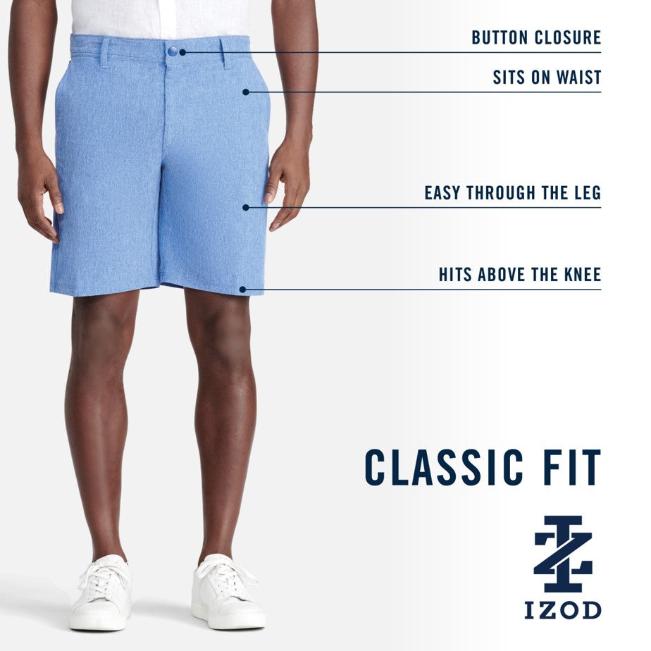 Izod Saltwater Hybrid Beach Performance Short - Beryl Green