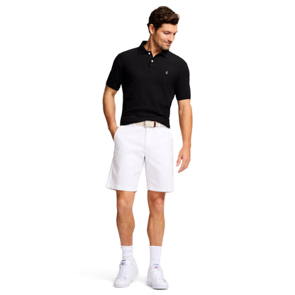 Izod SALTWATER 9.5" FLAT FRONT CHINO SHORT BRIGHT WHITE