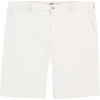 Izod Saltwater 9.5" Flat Front Chino Short - Silver Birch