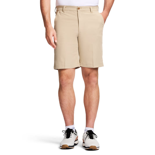 Izod Golf 9.5" Micro Poly Classic Fit Short - R. Khaki