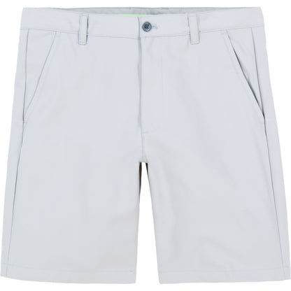 Izod Golf 9.5" Micro Poly Classic Fit Short - Silver Nickel