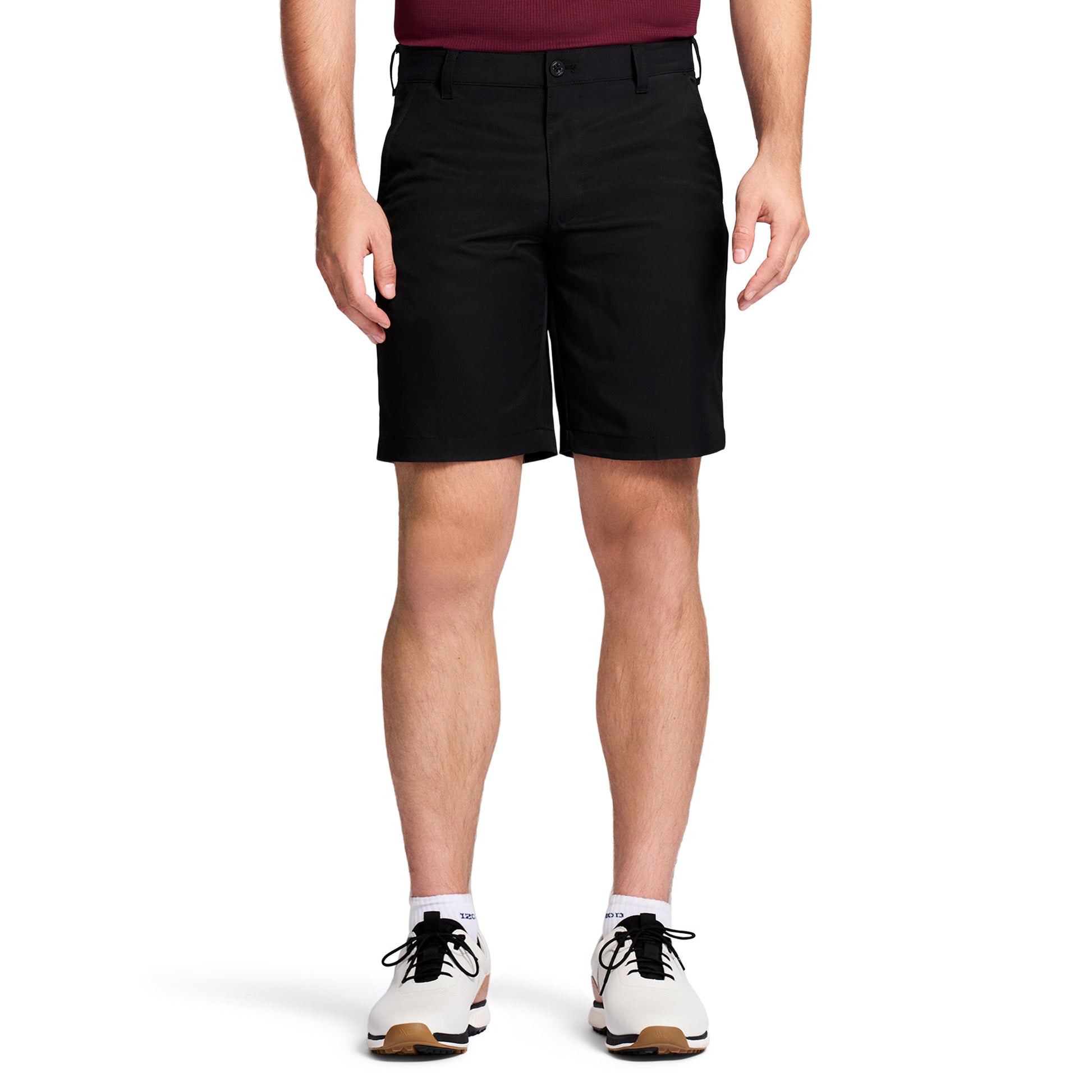 Izod Golf 9.5" Micro Poly Classic Fit Short - Caviar