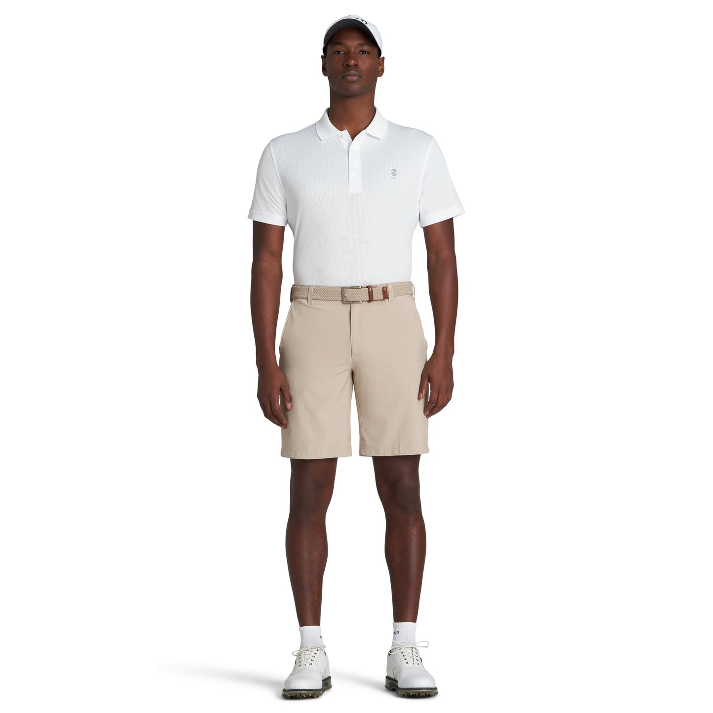 Izod Golf Swingflex Straight Fit Stretch Shorts - R. Khaki