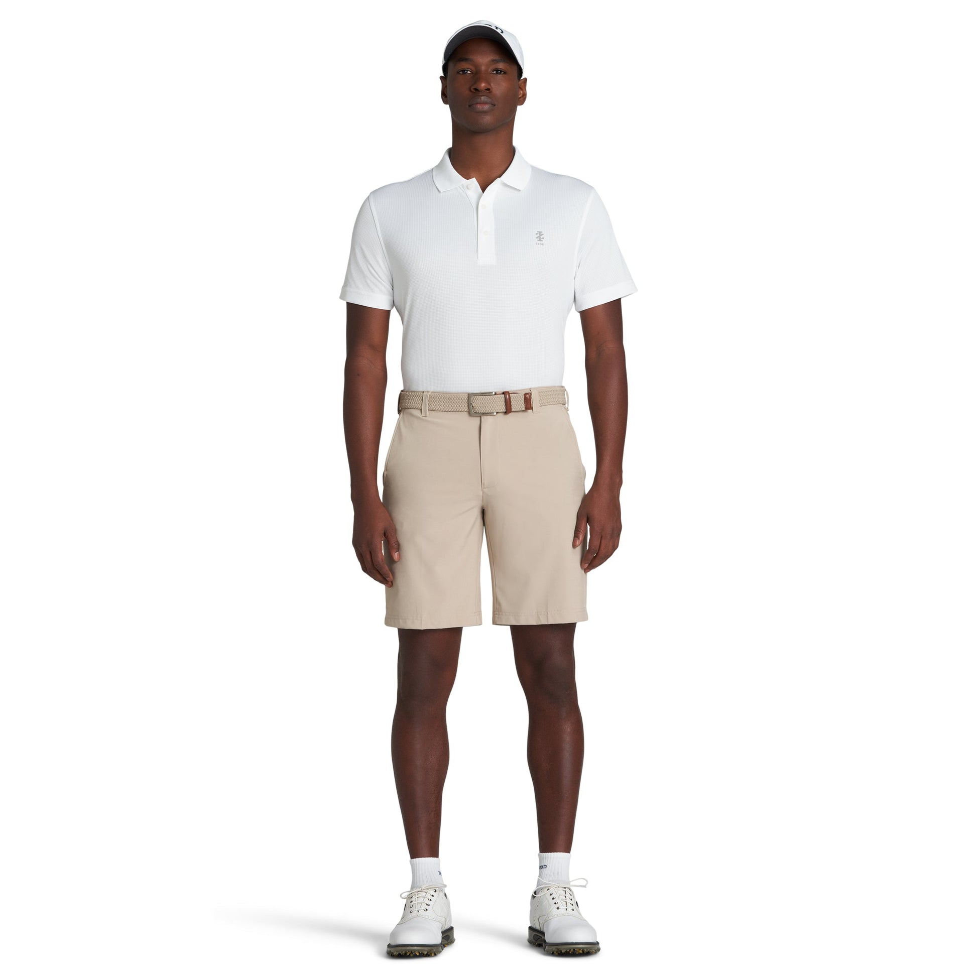 Izod Golf Swingflex Straight Fit Stretch Shorts - R. Khaki