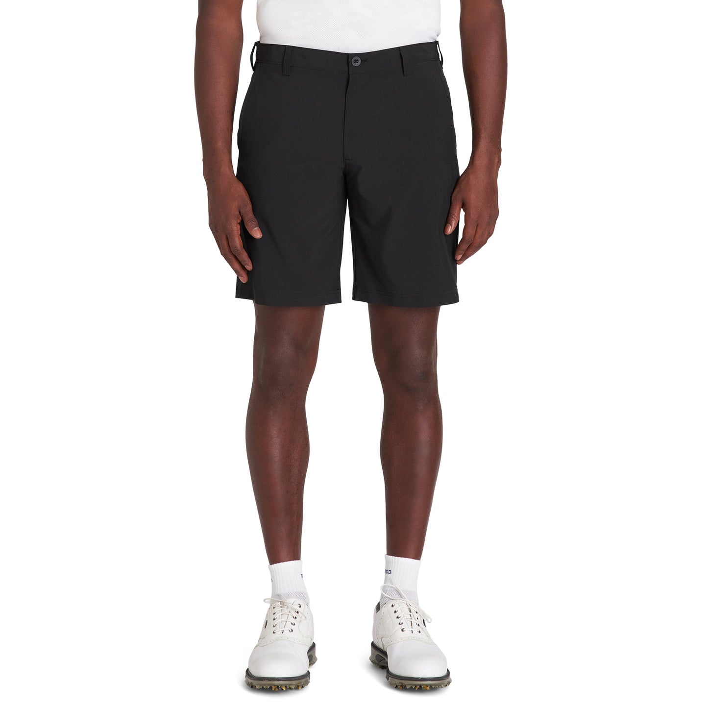 Izod Golf Swingflex Straight Fit Stretch Shorts - Black