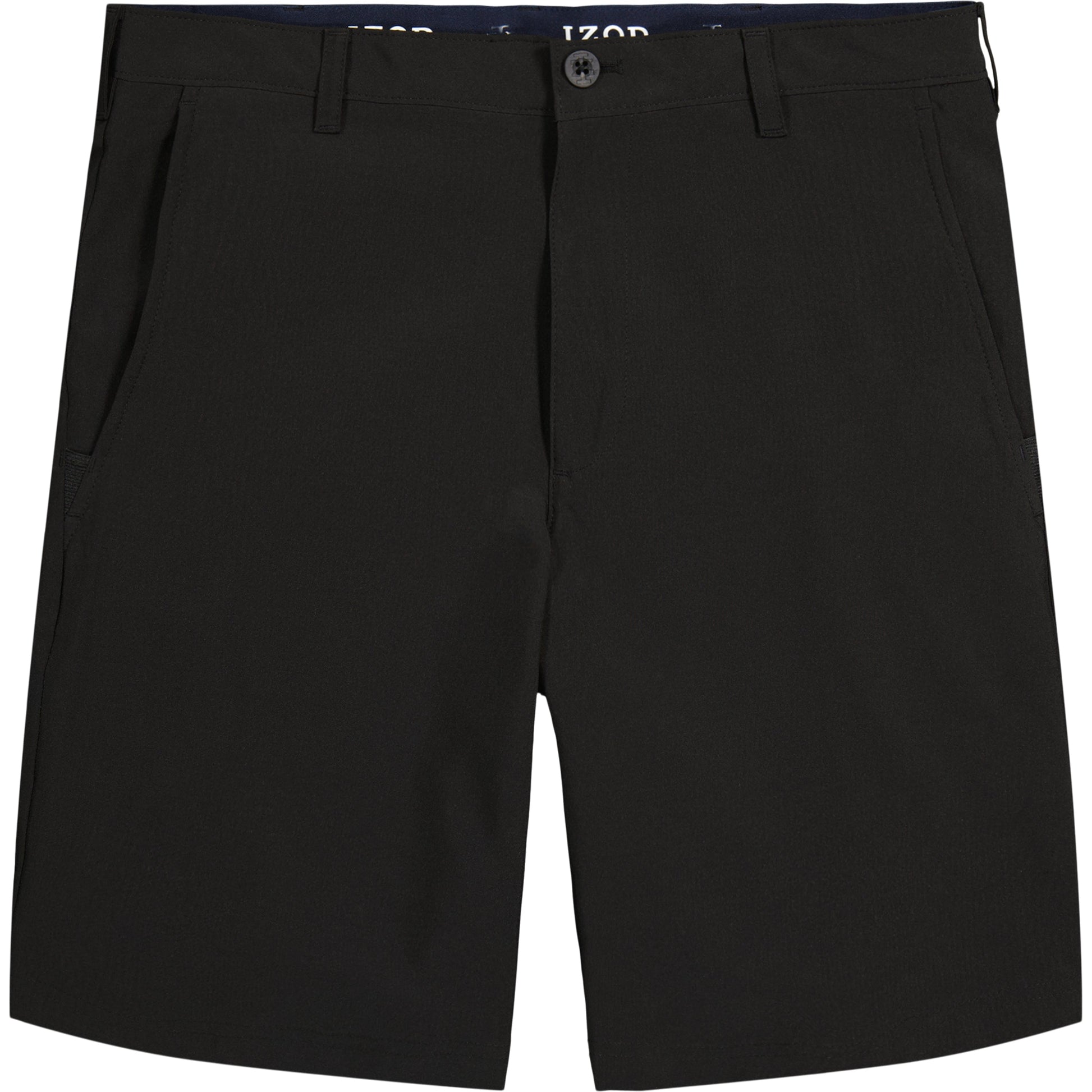 Izod Golf Swingflex Straight Fit Stretch Shorts - Black