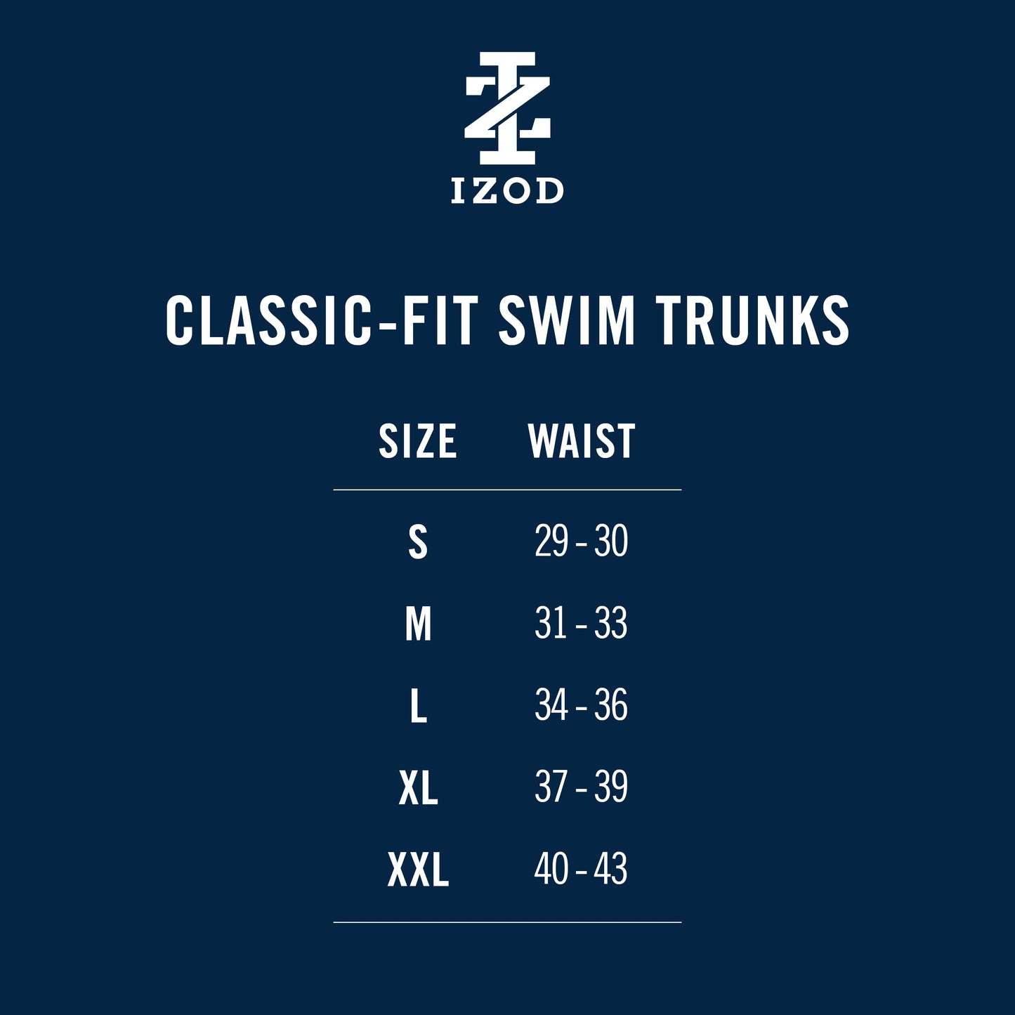Izod Sltwr Trunk Prt 17 - Medieval Blue