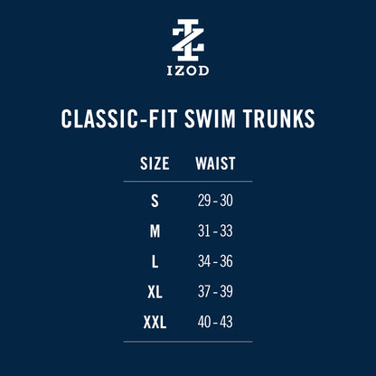 Izod Sltwr Trunk Prt 17 - Medieval Blue