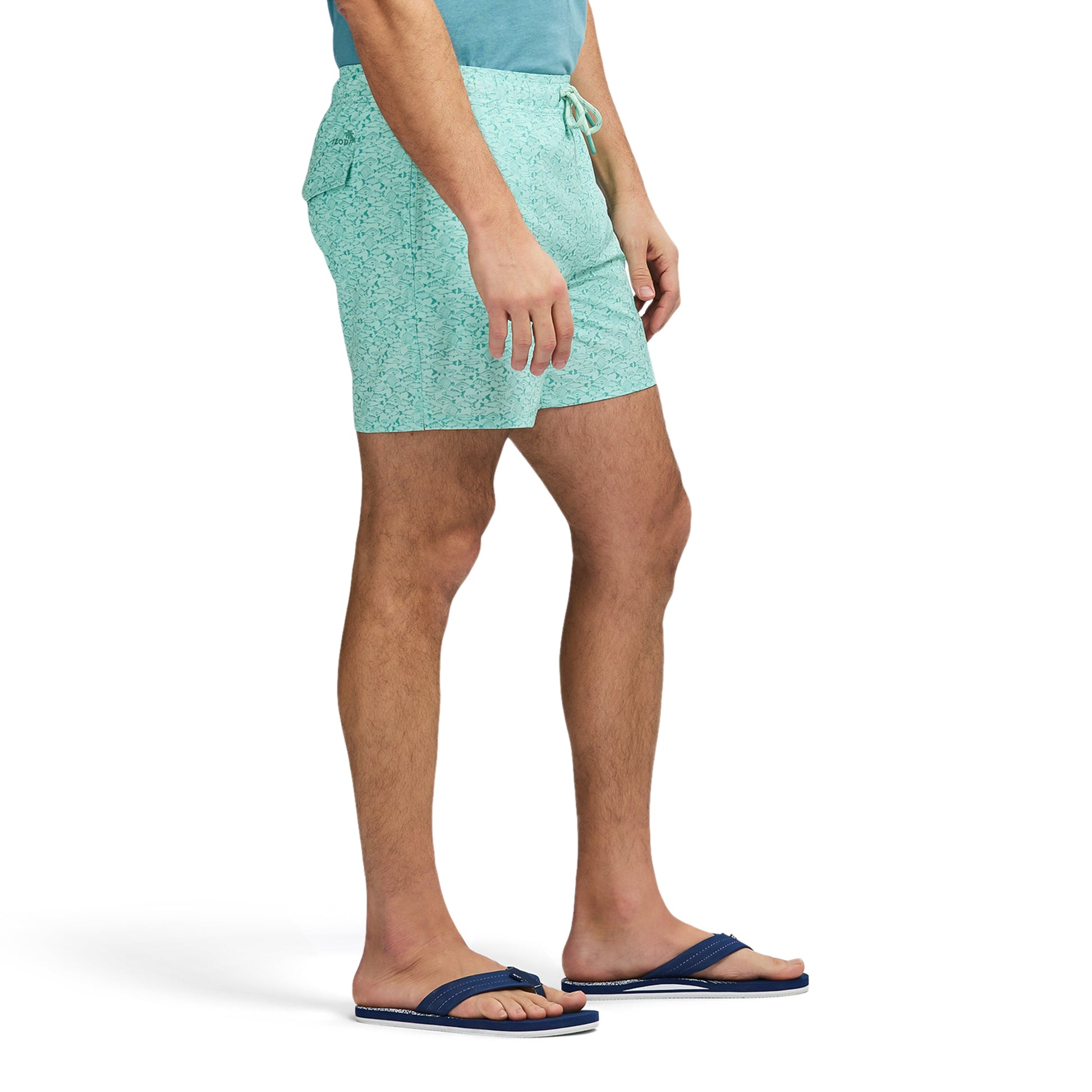 Izod Sltwr Trunk Prt 15 - Birds Egg Green