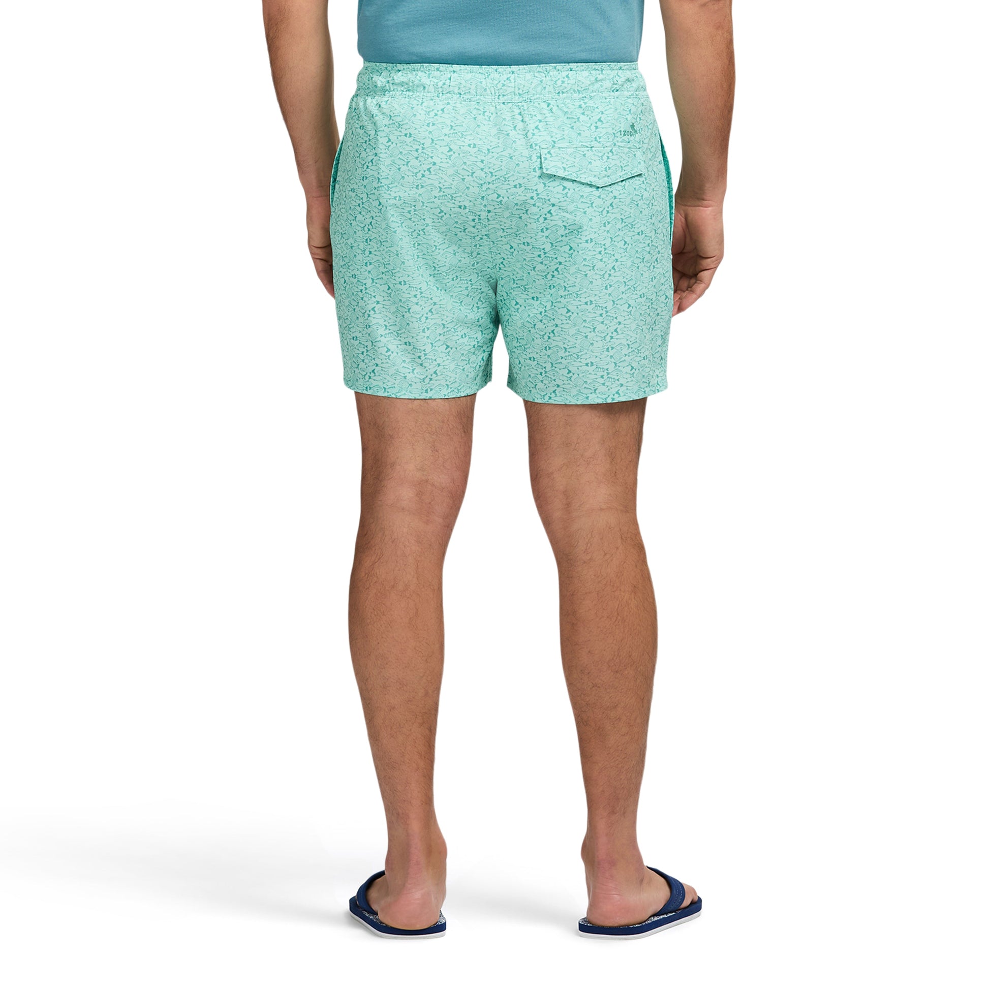 Izod Sltwr Trunk Prt 15 - Birds Egg Green