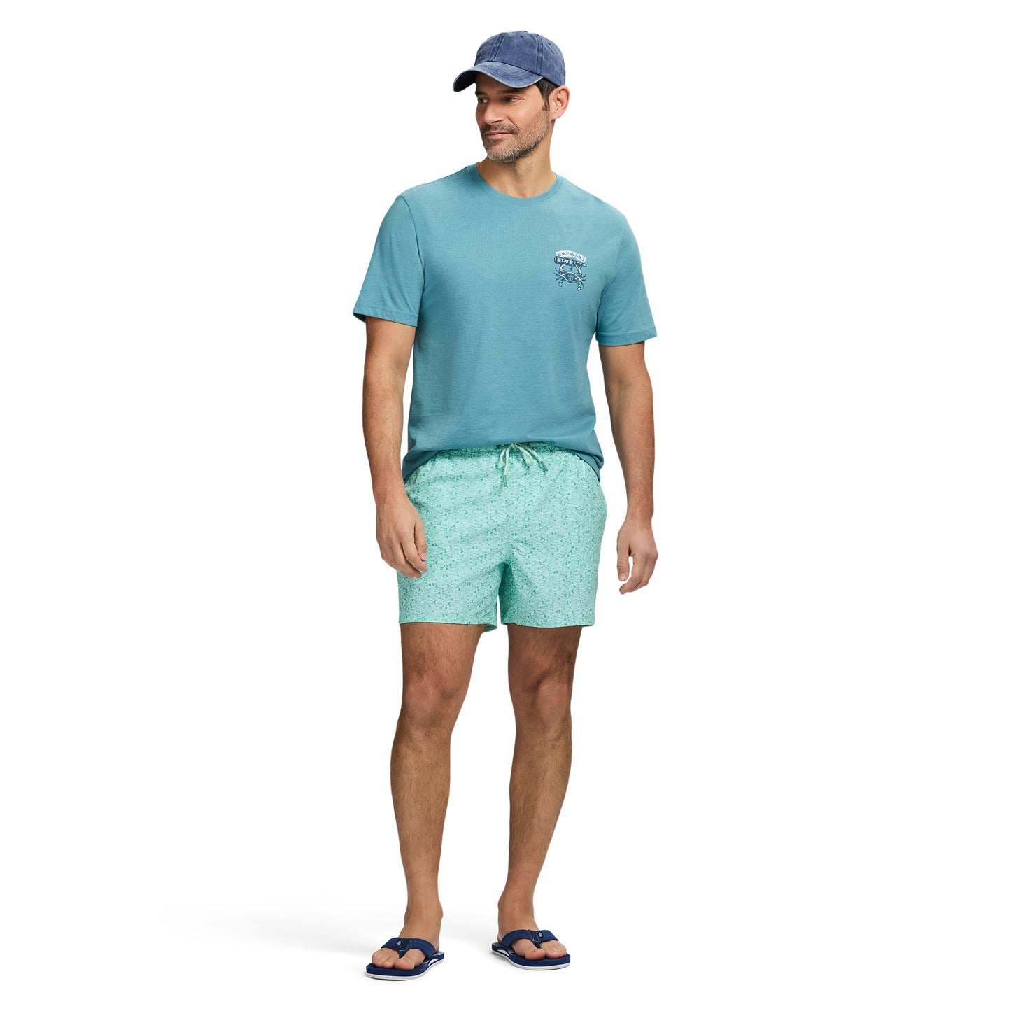 Izod Sltwr Trunk Prt 15 - Birds Egg Green
