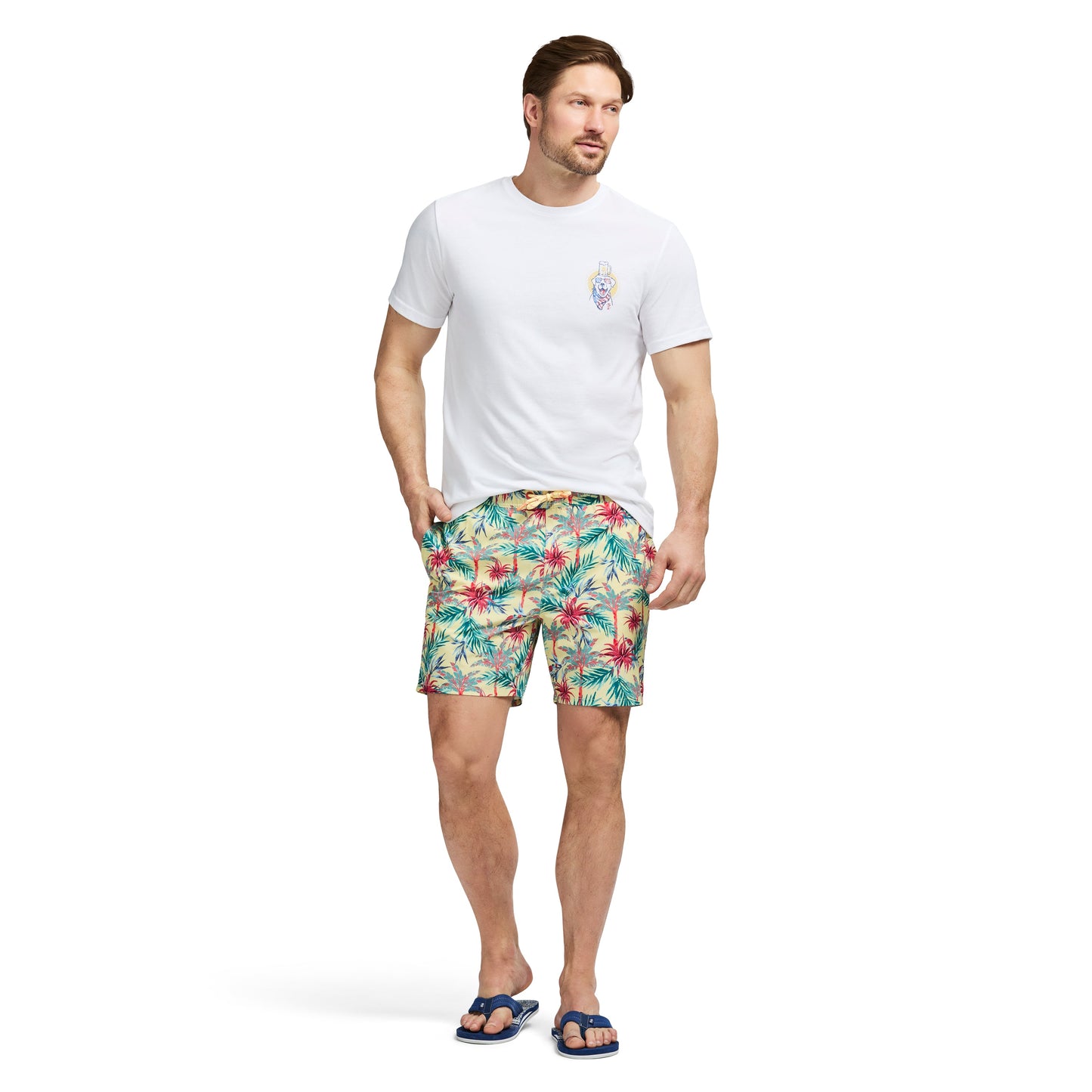 Izod Sltwr Trunk Prt 17 - Lemon Meringue