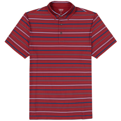 Izod GOLF SWINGFLEX ELITE SHORT SLEEVE POLO - SUNDRIED TOMATO