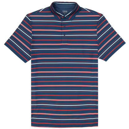 Izod GOLF SWINGFLEX ELITE SHORT SLEEVE POLO - SARGASSO SEA