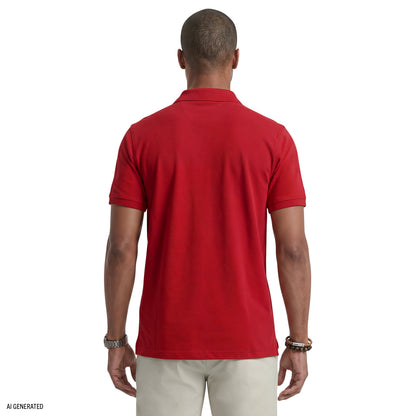 Izod INTERLOCK SHORT SLEEVE POLO - SUNDRIED TOMATO