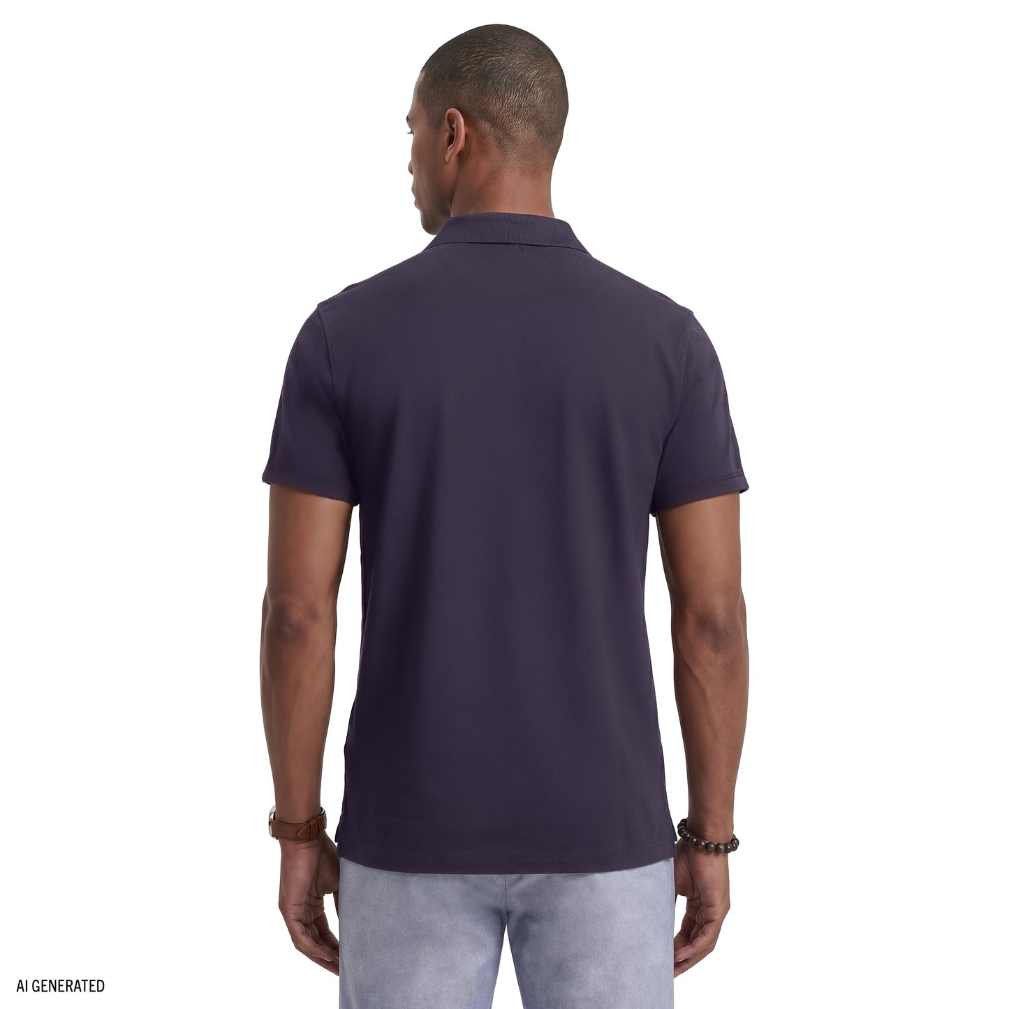 Izod INTERLOCK SHORT SLEEVE POLO - NIGHTSHADE