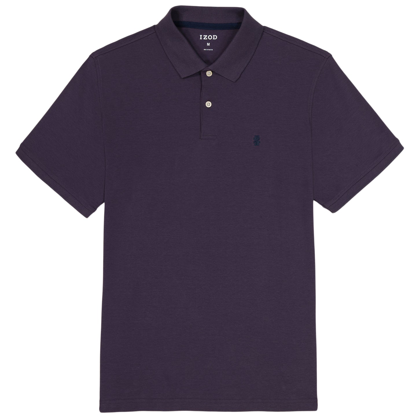 Izod INTERLOCK SHORT SLEEVE POLO - NIGHTSHADE