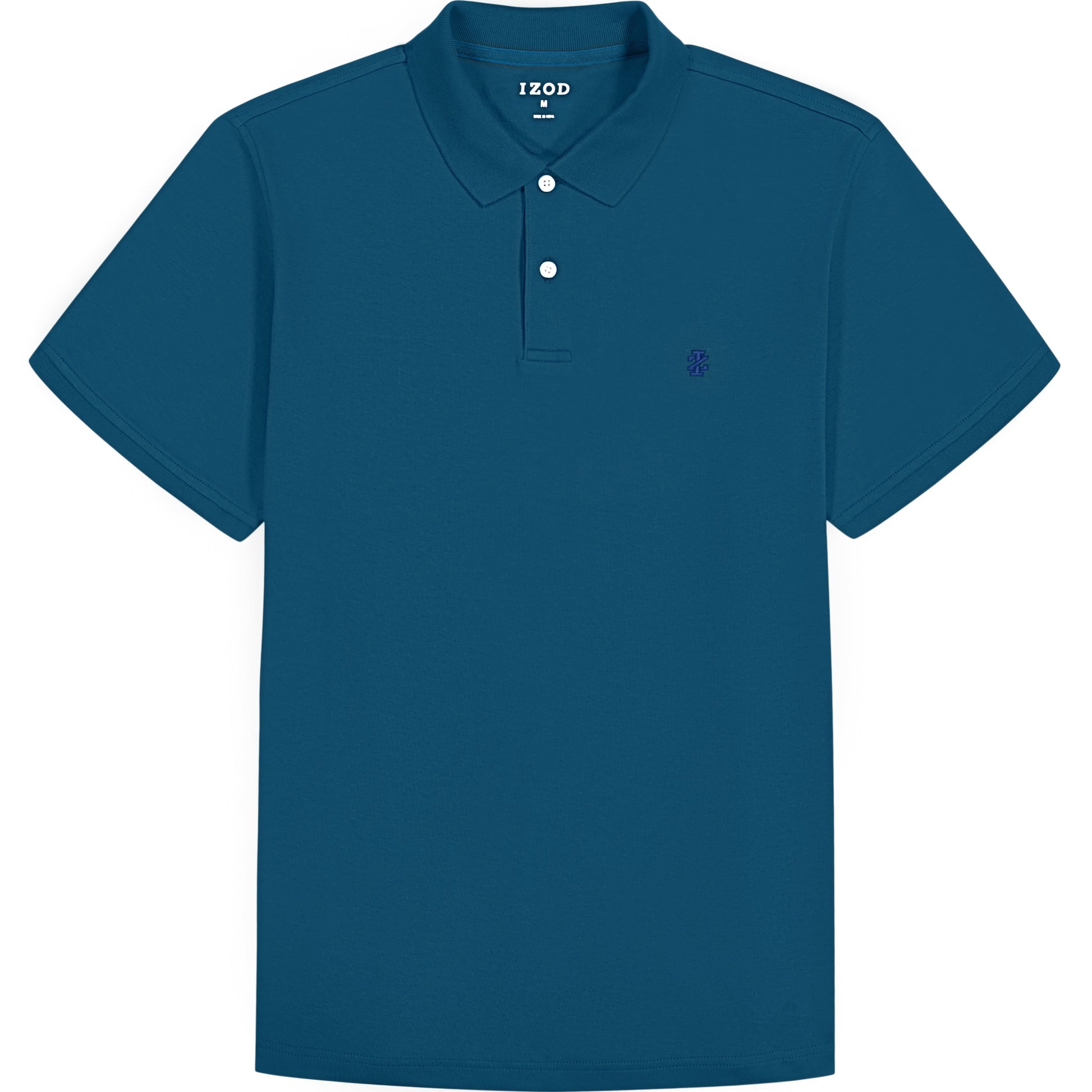 Izod INTERLOCK SHORT SLEEVE POLO - BLUE SAPPHIRE