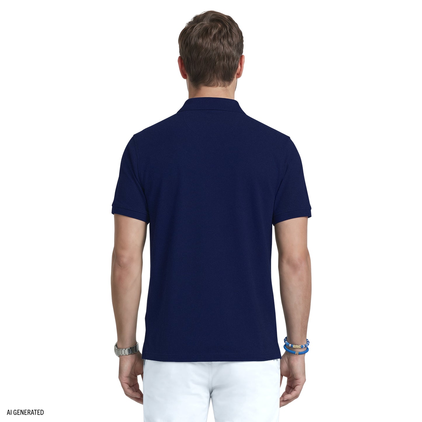 Izod INTERLOCK SHORT SLEEVE POLO - MEDIEVAL BLUE