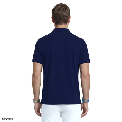 Izod INTERLOCK SHORT SLEEVE POLO - MEDIEVAL BLUE