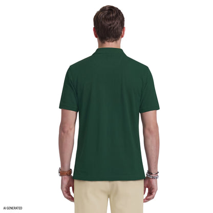 Izod INTERLOCK SHORT SLEEVE POLO - SYCAMORE