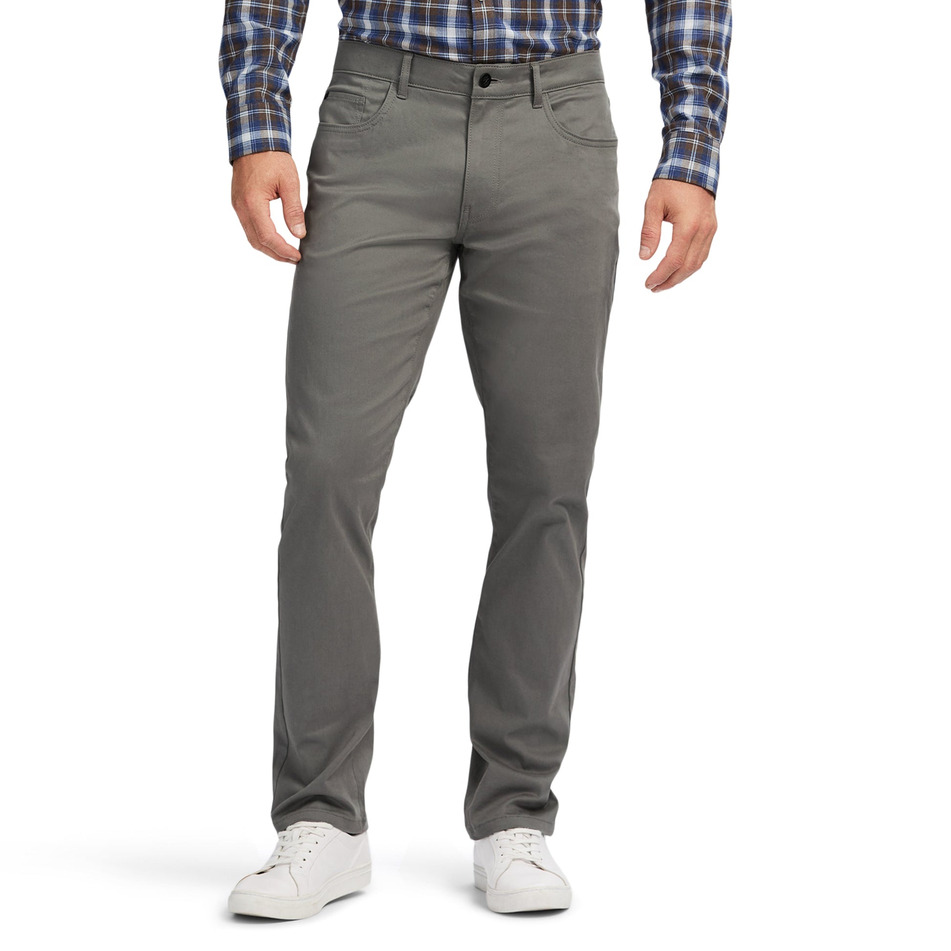 Izod 5 POCKET SUPER SOFT PANT - SMOKED PEARL