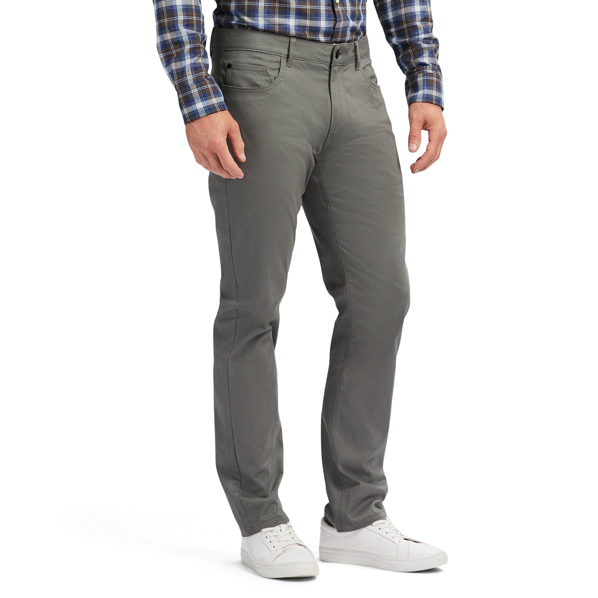 Izod 5 POCKET SUPER SOFT PANT - SMOKED PEARL